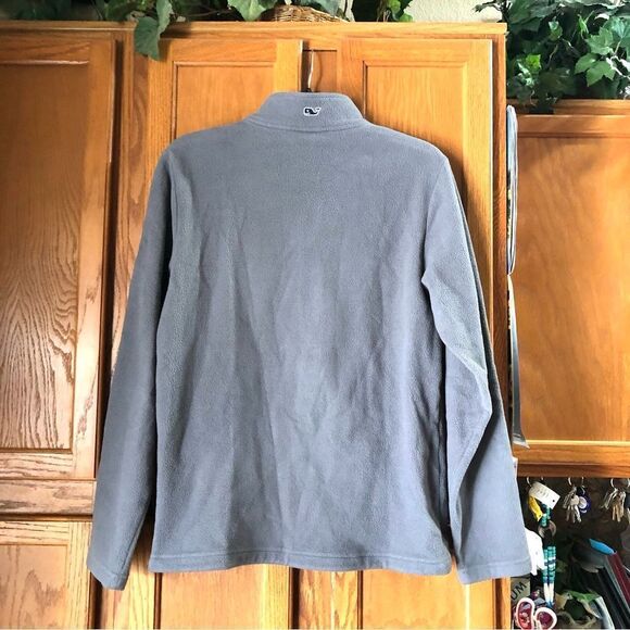 Vineyard Vines Women’s Gray Full Zip Fleece Jacket Size S Cozy Warm - Picture 10 of 13